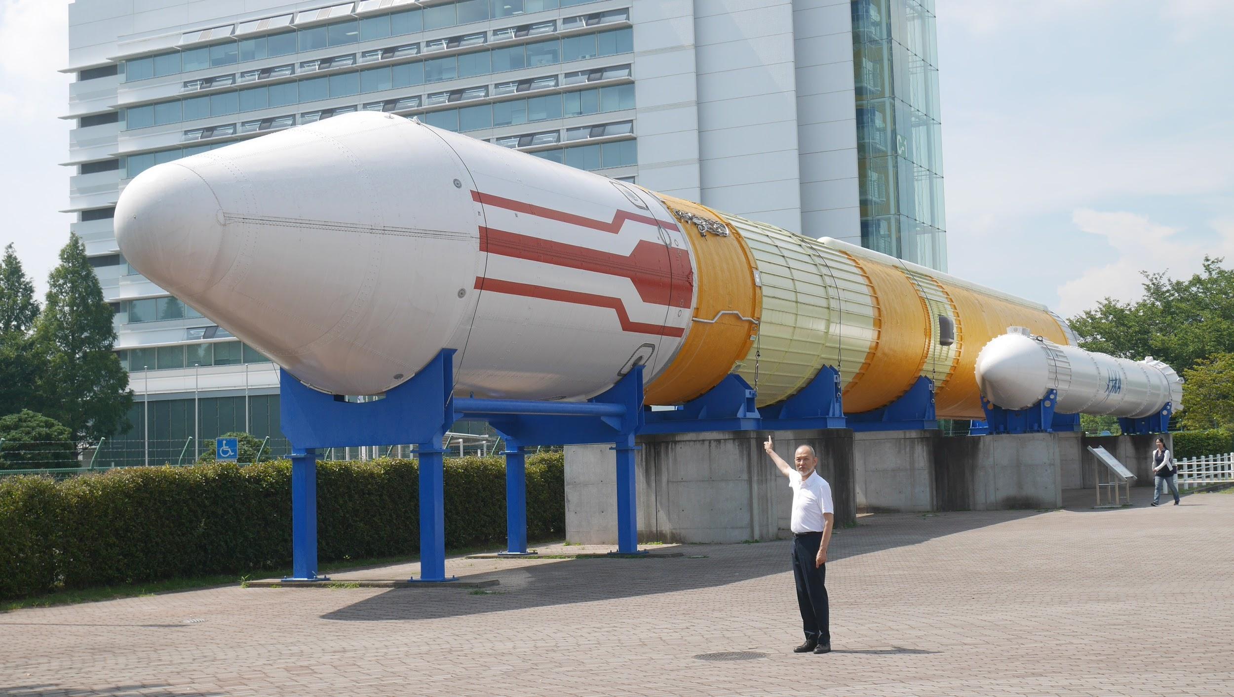 写真） H-Ⅱロケットの実機