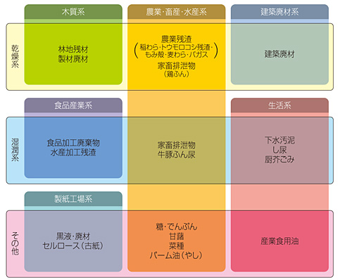 図）バイオマスの分類