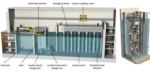 画像）NuScaleプラントの構造