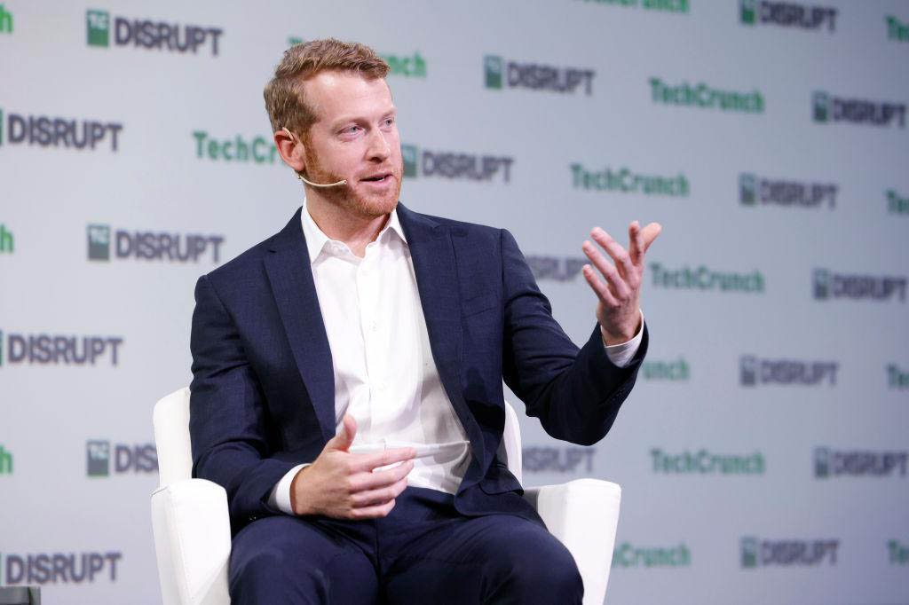 写真）TechCrunch Disrupt 2023で話すクルーズの創業者兼CEO　カイル・ボークト氏　2023年9月20日にカリフォルニア州サンフランシスコ